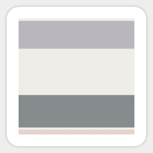 A marvelous package of Very Light Pink, Philippine Gray, Silver and Lotion Pink stripes. Sticker